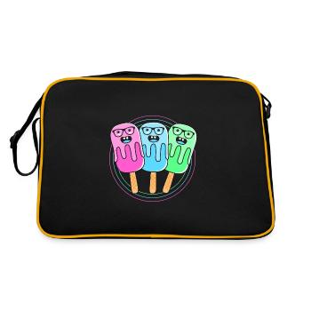 Fête à la piscine - Sac Retro - noir/or - Dos