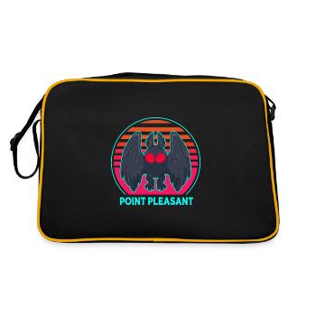 Mothman - Retro Bag - black/gold - Back