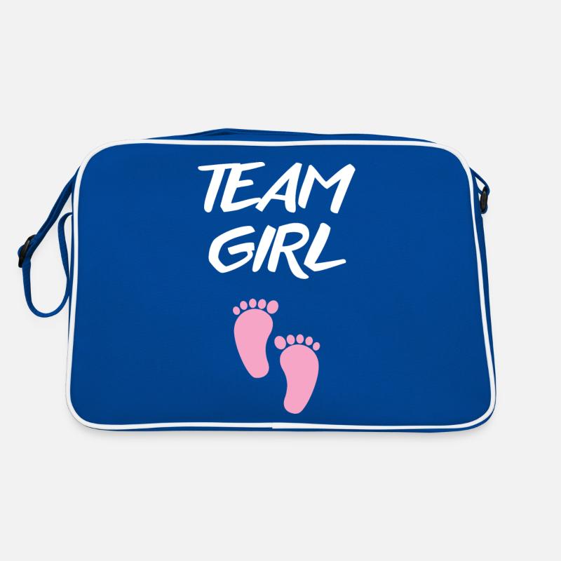 Es wird ein Mädchen! Retro Tasche