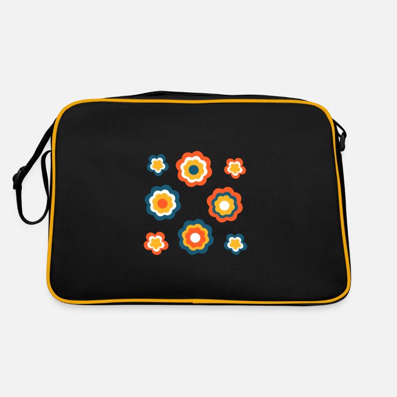70s Flower Pattern Retro Bag