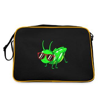 Sauterelle sauterelle - Sac Retro - noir/or - Dos