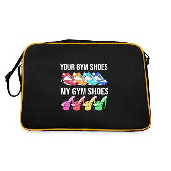 Pole Dance - Retro Bag - black/gold - Back