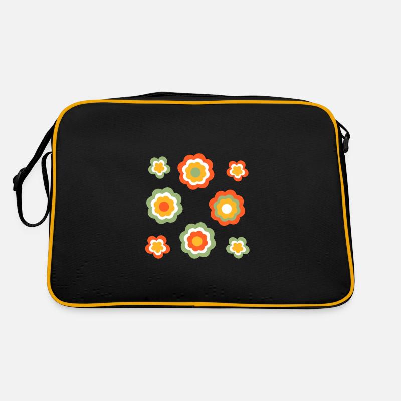70s Flower Pattern Retro Bag