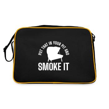 BBQ Grill King Grill Master Grill Tongs - Retro Bag - black/gold - Back