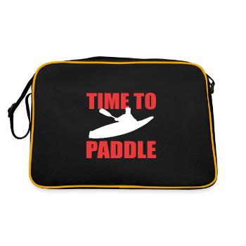 Kayak Kayak Canoë Canoë - Sac Retro - noir/or - Dos