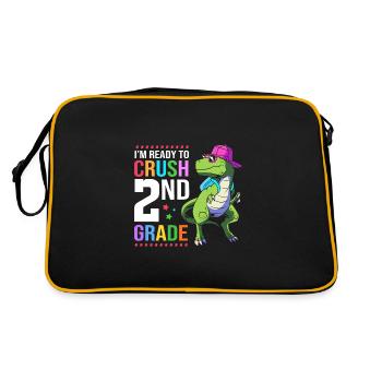 2nd Grade - Retro Bag - black/gold - Back