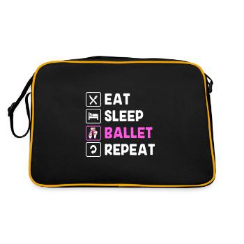 Ballet Ballet Dancer - Retro Bag - black/gold - Back