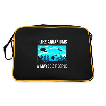 Aquariophile d’aquarium - Sac Retro - noir/or - Dos
