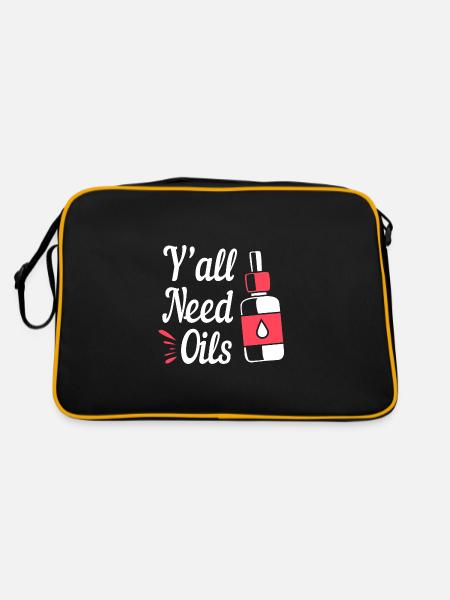 Essential oil - Retro Bag - black/gold - Back