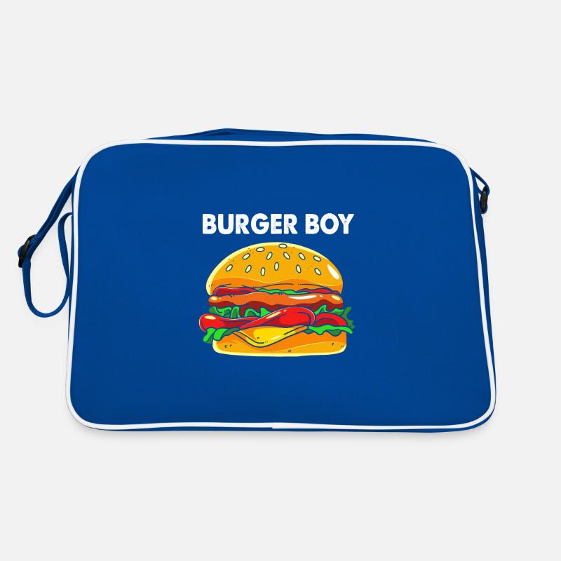Cheeseburger Burger Retro Tasche