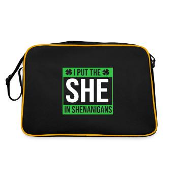 Shenanigan - Retro Bag - black/gold - Back