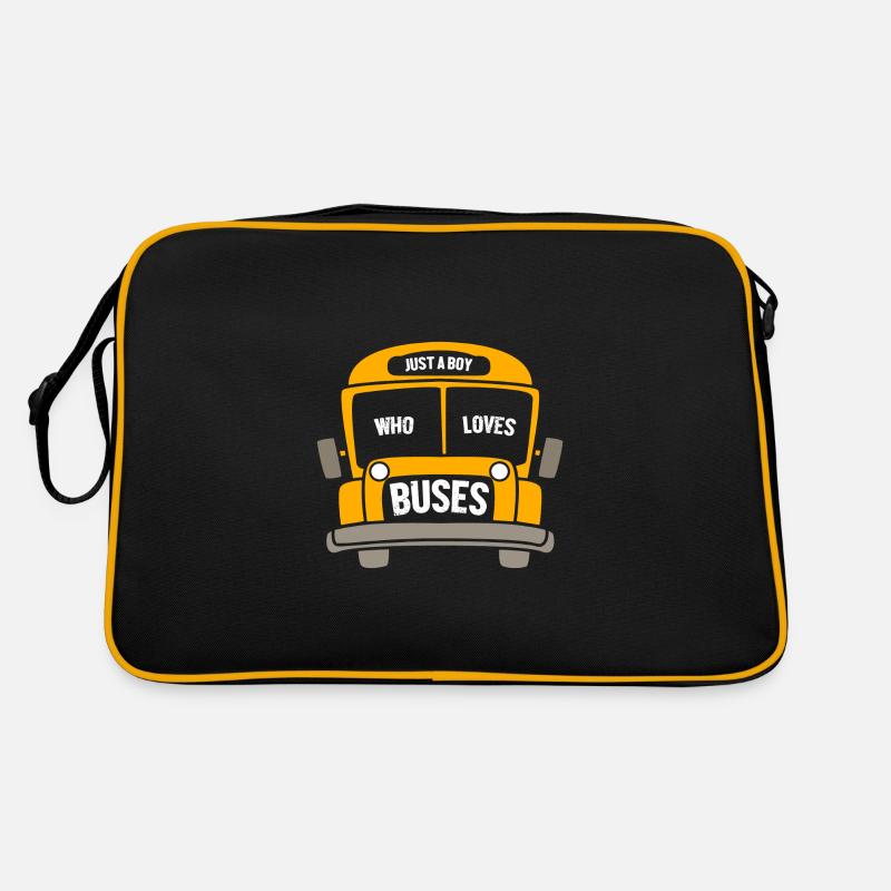 Schulbusfahrer Schulbus Retro Tasche