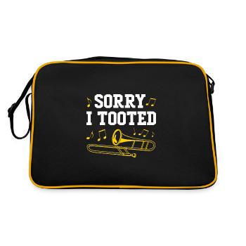Trombone - Sac Retro - noir/or - Dos
