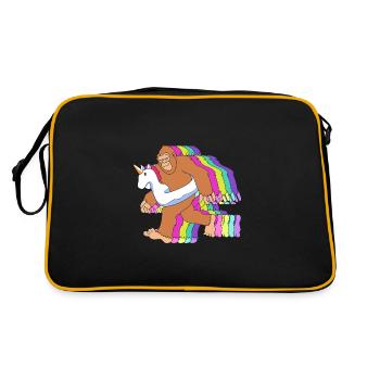 Fête à la piscine - Sac Retro - noir/or - Dos