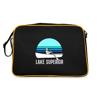 Grands Lacs - Sac Retro - noir/or - Dos