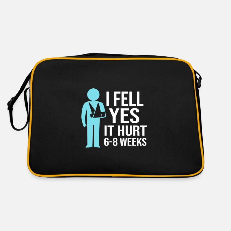 Broken Arm Bone Fracture Retro Bag