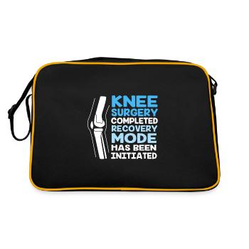 Knee Surgery - Retro Bag - black/gold - Back