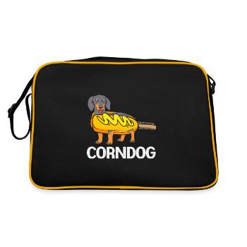 Collation hot-dog - Sac Retro - noir/or - Dos