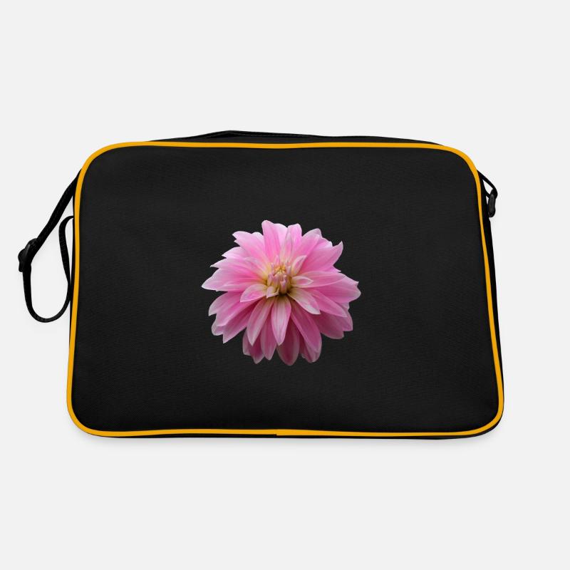 Blume rosa pinke Blume Blumen pink rosa Blumen Retro Tasche