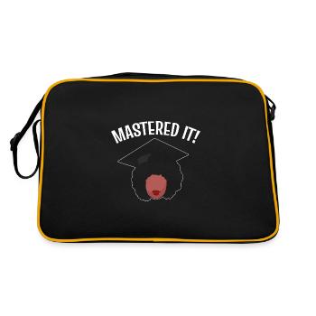 Cérémonie de remise des diplômes de maîtrise - Sac Retro - noir/or - Dos