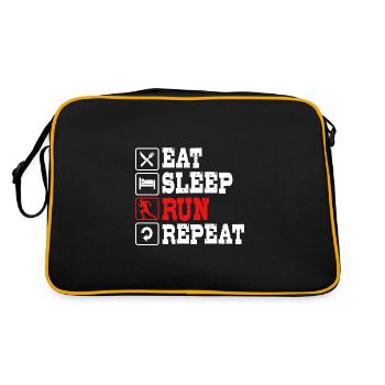 Trail running - Sac Retro - noir/or - Dos