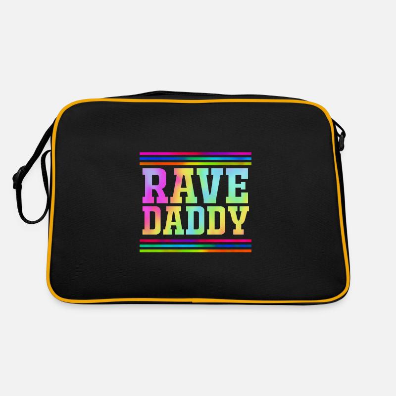 Rave Raver Musique techno Techno basse Table de mixage Sac Retro