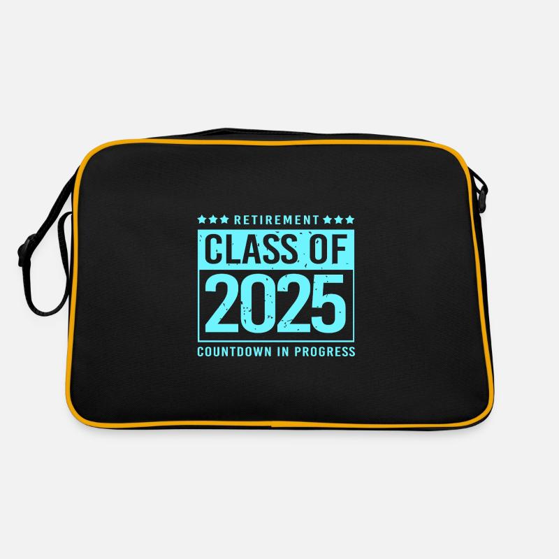 Rente 2025 Ruhestand 2025 Rentner Rente Rentnerin Retro Tasche
