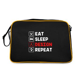 Architecture - Retro Bag - black/gold - Back