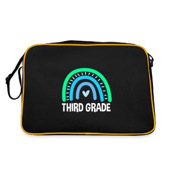 3ème année - Sac Retro - noir/or - Dos
