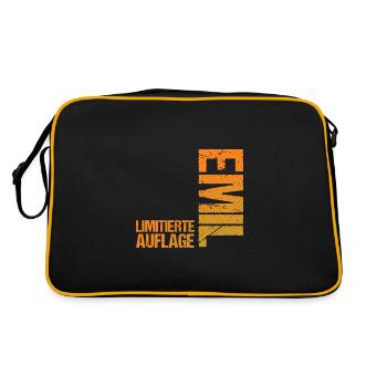 Emil - Retro Bag - black/gold - Back