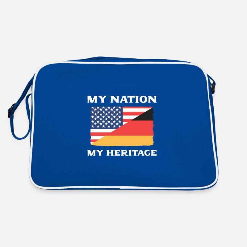 Amerikanisch Deutsch Retro Tasche
