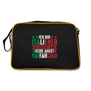 Italy Italian Vaffanculo - Retro Bag - black/gold - Back