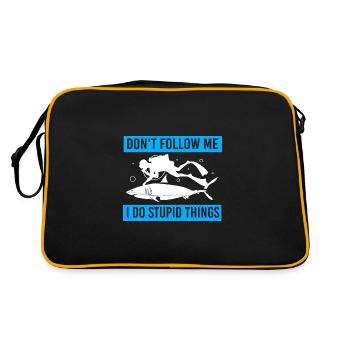 Dive - Retro Bag - black/gold - Back