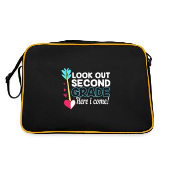 2nd Grade - Retro Bag - black/gold - Back