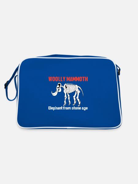Mammouth - Sac Retro - bleu/blanc - Dos