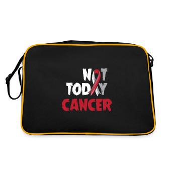 Cancer du larynx Un cancer survivant du cancer pue - Sac Retro - noir/or - Dos