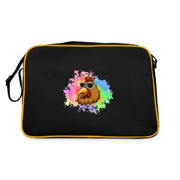 Poules Poule - Sac Retro - noir/or - Dos