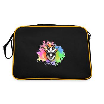 Chèvres - Sac Retro - noir/or - Dos