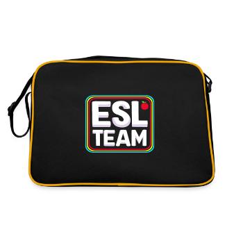 Professeur d’anglais Professeur d’anglais - Sac Retro - noir/or - Dos