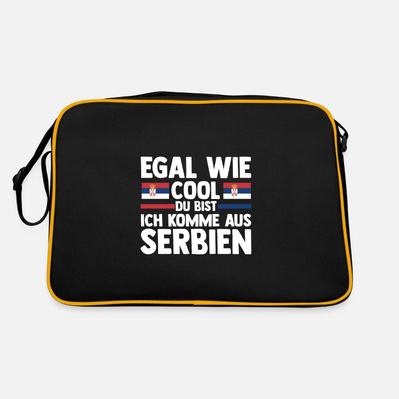 Serbe Serbe Serbie Sac Retro