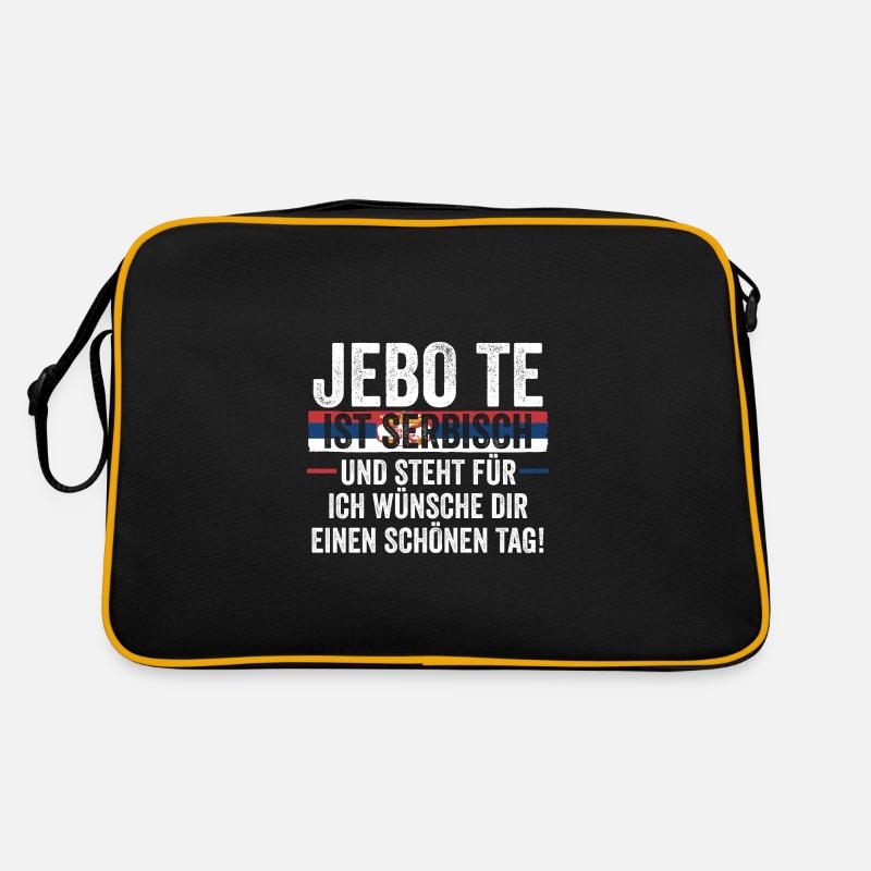 Serbe Serbe Serbie Sac Retro