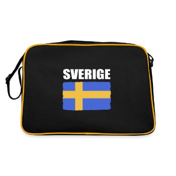 Suède Suédois - Sac Retro - noir/or - Dos
