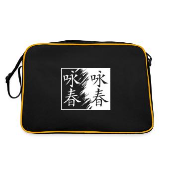 Wing Chun - Retro Bag - black/gold - Back
