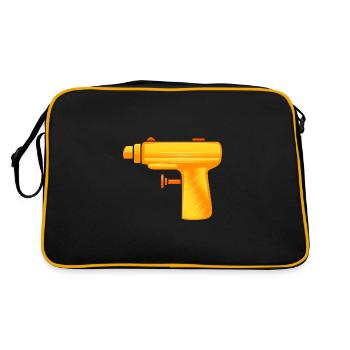 Water pistol - Retro Bag - black/gold - Back