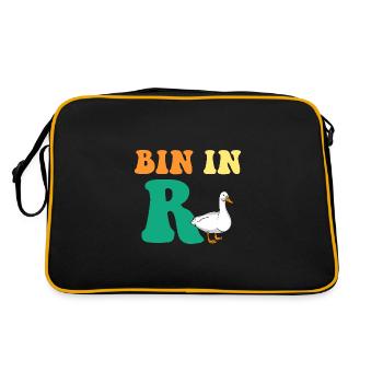 Pension de retraite des retraités Pension de retraite Duck - Sac Retro - noir/or - Dos