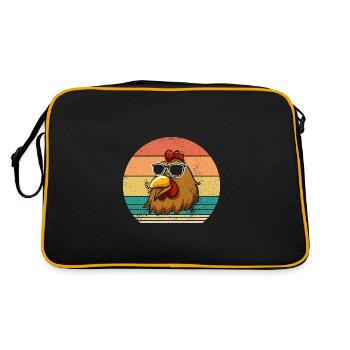 Poules Poule - Sac Retro - noir/or - Dos