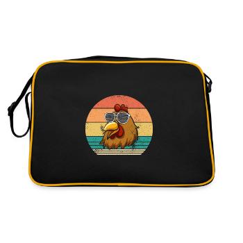 Poules Poule - Sac Retro - noir/or - Dos