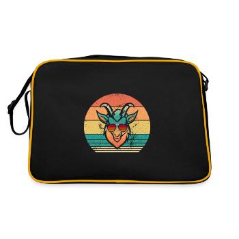 Chèvres - Sac Retro - noir/or - Dos