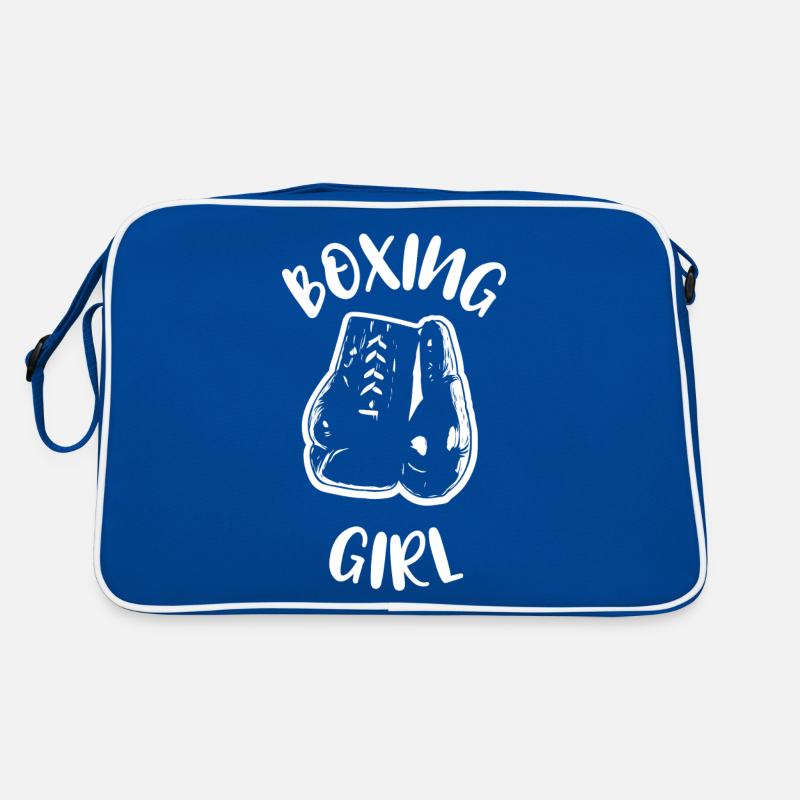 Boxen Boxer Boxerin Boxkampf Boxtraining Retro Tasche