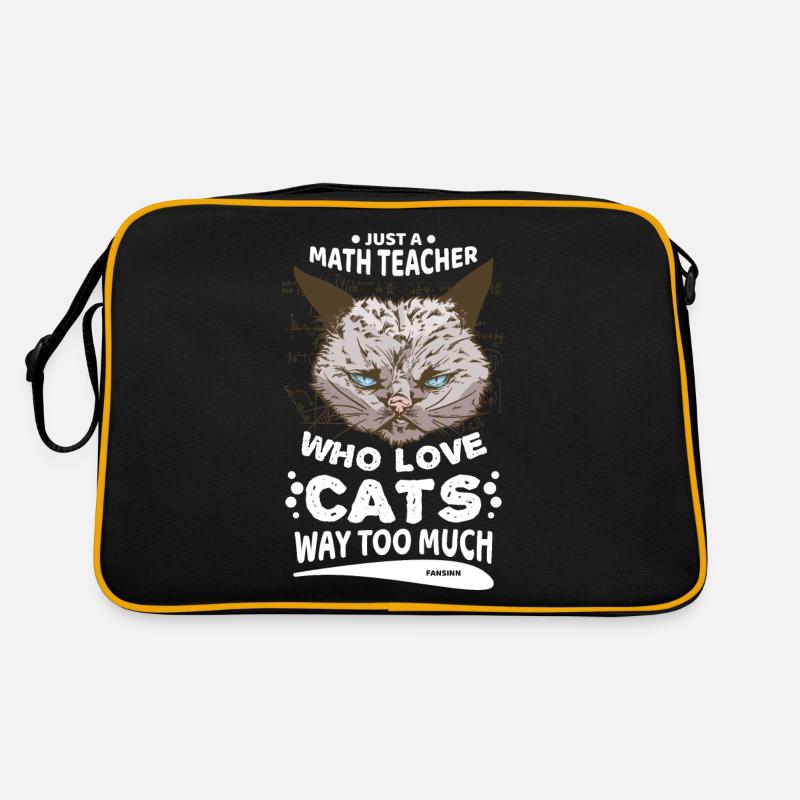 Mathématiques - Sac Retro - noir/or